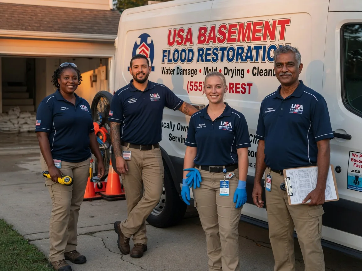 Basement Flood Cleanup company in New Matamoras, OH